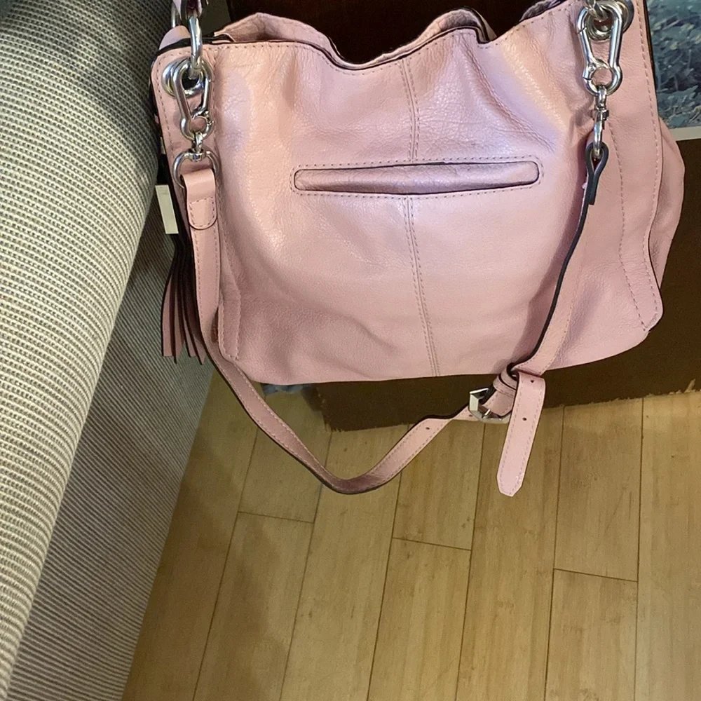 ORYANY pink bag Excellent condition zipper in front pocket on back leather